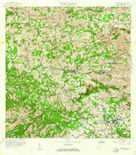 Barranquitas Puerto Rico Historical topographic map, 1:20000 scale, 7.5 X 7.5 Minute, Year 1957