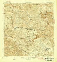 Barranquitas Puerto Rico Historical topographic map, 1:30000 scale, 7.5 X 7.5 Minute, Year 1946