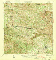 Barranquitas Puerto Rico Historical topographic map, 1:30000 scale, 7.5 X 7.5 Minute, Year 1946