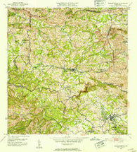 Barranquitas Puerto Rico Historical topographic map, 1:30000 scale, 7.5 X 7.5 Minute, Year 1953