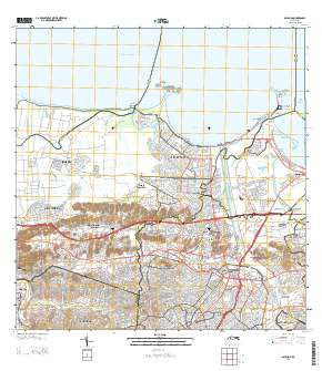 Bayamon Puerto Rico Historical topographic map, 1:20000 scale, 7.5 X 7.5 Minute, Year 2013
