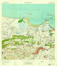 Bayamon Puerto Rico Historical topographic map, 1:20000 scale, 7.5 X 7.5 Minute, Year 1957
