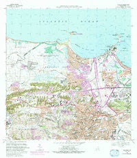 Bayamon Puerto Rico Historical topographic map, 1:20000 scale, 7.5 X 7.5 Minute, Year 1969