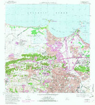 Bayamon Puerto Rico Historical topographic map, 1:20000 scale, 7.5 X 7.5 Minute, Year 1969