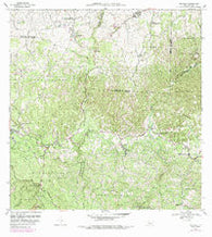 Bayaney Puerto Rico Historical topographic map, 1:20000 scale, 7.5 X 7.5 Minute, Year 1970