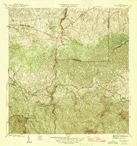 Bayaney Puerto Rico Historical topographic map, 1:30000 scale, 7.5 X 7.5 Minute, Year 1946