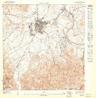 Caguas NE Puerto Rico Historical topographic map, 1:10000 scale, 3.75 X 3.75 Minute, Year 1947