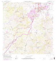 Caguas Puerto Rico Historical topographic map, 1:20000 scale, 7.5 X 7.5 Minute, Year 1964