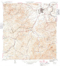 Caguas Puerto Rico Historical topographic map, 1:30000 scale, 7.5 X 7.5 Minute, Year 1946