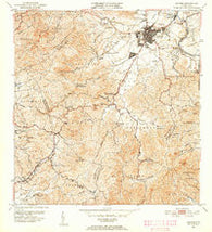 Caguas Puerto Rico Historical topographic map, 1:30000 scale, 7.5 X 7.5 Minute, Year 1952