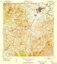 Caguas Puerto Rico Historical topographic map, 1:30000 scale, 7.5 X 7.5 Minute, Year 1952