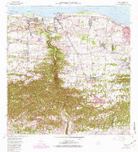 Camuy Puerto Rico Historical topographic map, 1:20000 scale, 7.5 X 7.5 Minute, Year 1972