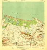 Carolina Puerto Rico Historical topographic map, 1:30000 scale, 7.5 X 7.5 Minute, Year 1940