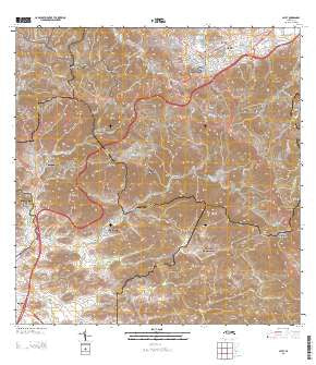 Cayey Puerto Rico Current topographic map, 1:20000 scale, 7.5 X 7.5 Minute, Year 2013