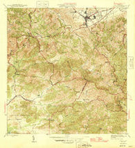 Cayey Puerto Rico Historical topographic map, 1:30000 scale, 7.5 X 7.5 Minute, Year 1946