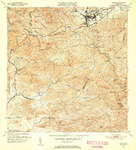 Cayey Puerto Rico Historical topographic map, 1:30000 scale, 7.5 X 7.5 Minute, Year 1953