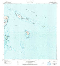 Cayo Icacos Puerto Rico Historical topographic map, 1:20000 scale, 7.5 X 7.5 Minute, Year 1958
