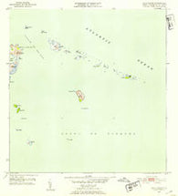 Cayo Icacos Puerto Rico Historical topographic map, 1:30000 scale, 7.5 X 7.5 Minute, Year 1952