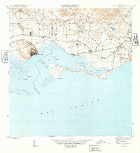 Central Aguirre Puerto Rico Historical topographic map, 1:30000 scale, 7.5 X 7.5 Minute, Year 1945