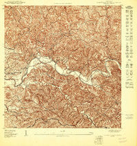 Central La Plata SO Puerto Rico Historical topographic map, 1:10000 scale, 3.75 X 3.75 Minute, Year 1950