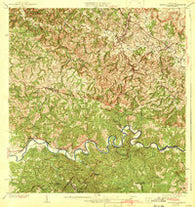 Central La Plata Puerto Rico Historical topographic map, 1:30000 scale, 7.5 X 7.5 Minute, Year 1942