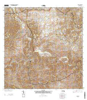 Ciales Puerto Rico Historical topographic map, 1:20000 scale, 7.5 X 7.5 Minute, Year 2013