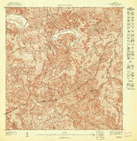 Ciales SE Puerto Rico Historical topographic map, 1:10000 scale, 3.75 X 3.75 Minute, Year 1947