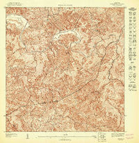 Ciales SE Puerto Rico Historical topographic map, 1:10000 scale, 3.75 X 3.75 Minute, Year 1947