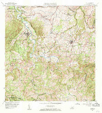 Ciales Puerto Rico Historical topographic map, 1:20000 scale, 7.5 X 7.5 Minute, Year 1957