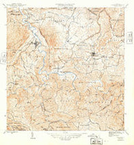 Ciales Puerto Rico Historical topographic map, 1:30000 scale, 7.5 X 7.5 Minute, Year 1946