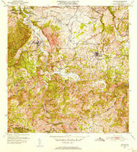 Ciales Puerto Rico Historical topographic map, 1:30000 scale, 7.5 X 7.5 Minute, Year 1953