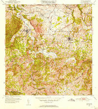Ciales Puerto Rico Historical topographic map, 1:30000 scale, 7.5 X 7.5 Minute, Year 1953