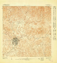 Coamo NO Puerto Rico Historical topographic map, 1:10000 scale, 3.75 X 3.75 Minute, Year 1947