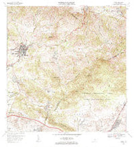 Coamo Puerto Rico Historical topographic map, 1:20000 scale, 7.5 X 7.5 Minute, Year 1972