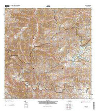 Comerio Puerto Rico Historical topographic map, 1:20000 scale, 7.5 X 7.5 Minute, Year 2013