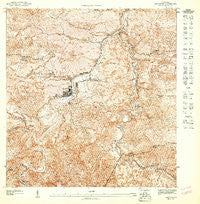 Comerio NO Puerto Rico Historical topographic map, 1:10000 scale, 3.75 X 3.75 Minute, Year 1947