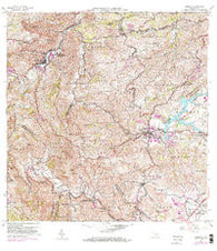 Comerio Puerto Rico Historical topographic map, 1:20000 scale, 7.5 X 7.5 Minute, Year 1957