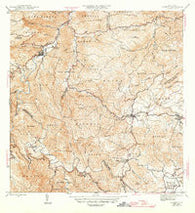 Comerio Puerto Rico Historical topographic map, 1:30000 scale, 7.5 X 7.5 Minute, Year 1946