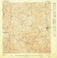 Corozal NO Puerto Rico Historical topographic map, 1:10000 scale, 3.75 X 3.75 Minute, Year 1947