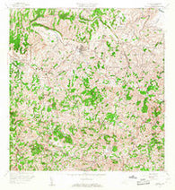 Corozal Puerto Rico Historical topographic map, 1:20000 scale, 7.5 X 7.5 Minute, Year 1957