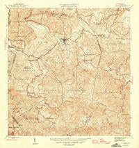 Corozal Puerto Rico Historical topographic map, 1:30000 scale, 7.5 X 7.5 Minute, Year 1946