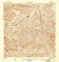 Corozal Puerto Rico Historical topographic map, 1:30000 scale, 7.5 X 7.5 Minute, Year 1946
