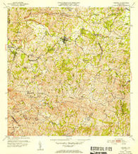 Corozal Puerto Rico Historical topographic map, 1:30000 scale, 7.5 X 7.5 Minute, Year 1953