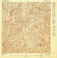 El Yunque NO Puerto Rico Historical topographic map, 1:10000 scale, 3.75 X 3.75 Minute, Year 1947