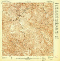 El Yunque SE Puerto Rico Historical topographic map, 1:10000 scale, 3.75 X 3.75 Minute, Year 1947