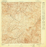 El Yunque SO Puerto Rico Historical topographic map, 1:10000 scale, 3.75 X 3.75 Minute, Year 1947