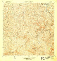 El Yunque Puerto Rico Historical topographic map, 1:30000 scale, 7.5 X 7.5 Minute, Year 1945