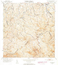 El Yunque Puerto Rico Historical topographic map, 1:30000 scale, 7.5 X 7.5 Minute, Year 1952