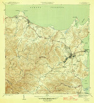 Fajardo Puerto Rico Historical topographic map, 1:30000 scale, 7.5 X 7.5 Minute, Year 1946