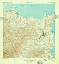 Fajardo Puerto Rico Historical topographic map, 1:30000 scale, 7.5 X 7.5 Minute, Year 1946